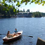 Rudern oder Tretboot fahren auf dem Fichtelsee